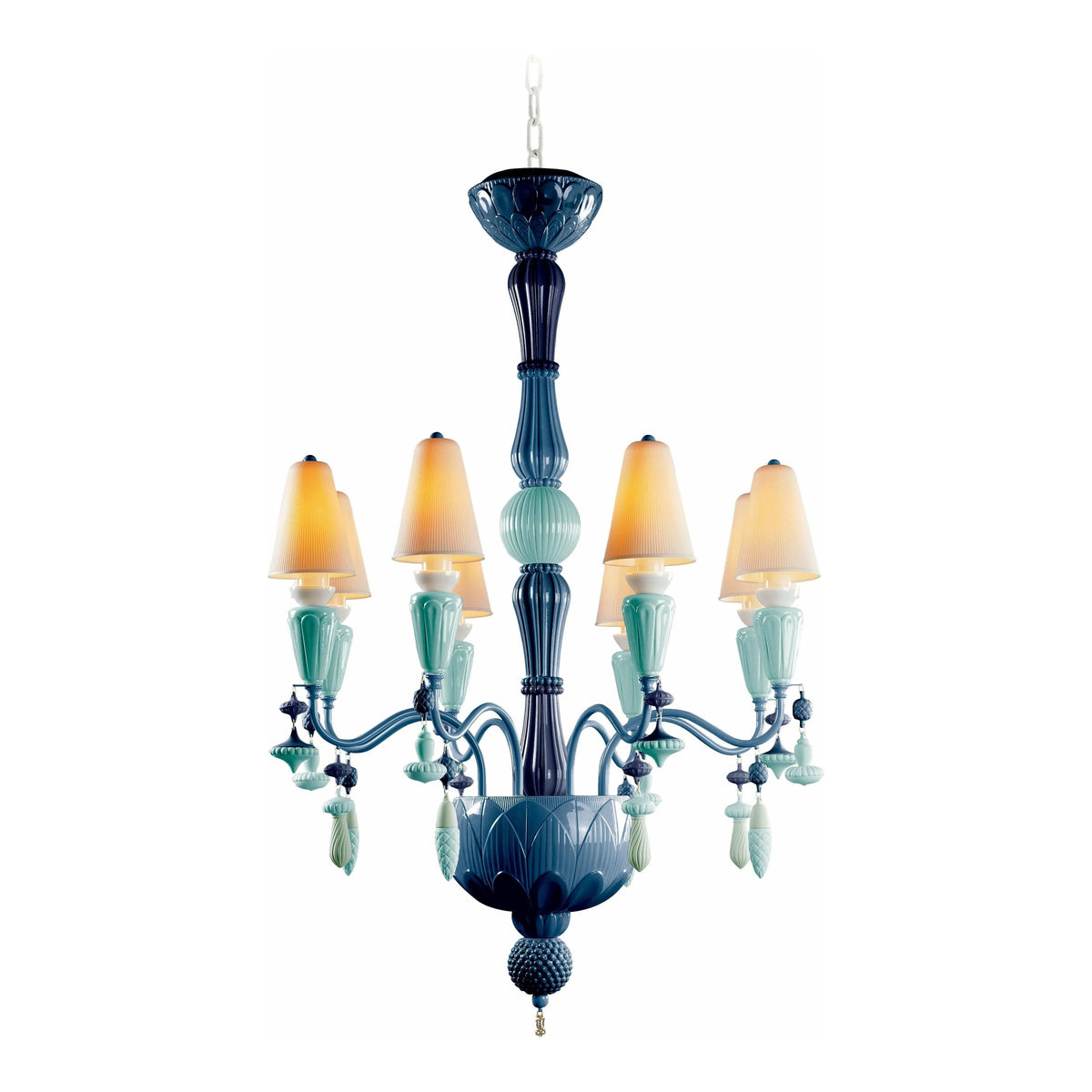 Lladro - Ivy & Seed 8 Lights Chandelier - 01023799 | Montreal Lighting & Hardware