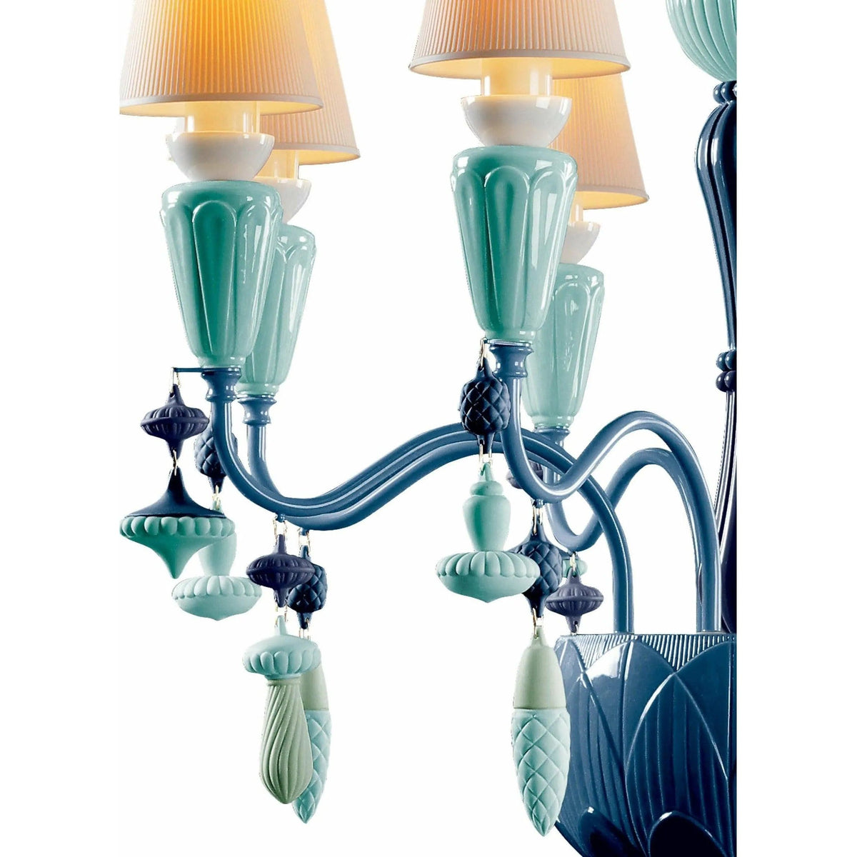 Lladro - Ivy & Seed 8 Lights Chandelier - 01023799 | Montreal Lighting & Hardware