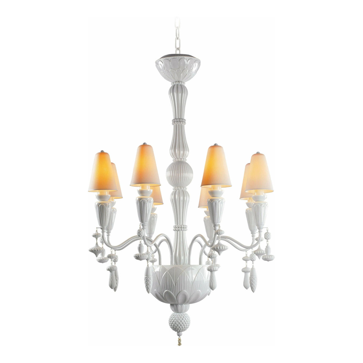 Lladro - Ivy & Seed 8 Lights Chandelier - 01023799 | Montreal Lighting & Hardware