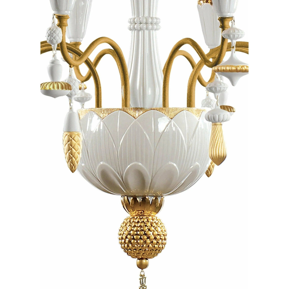 Lladro - Ivy & Seed 8 Lights Chandelier - 01023799 | Montreal Lighting & Hardware