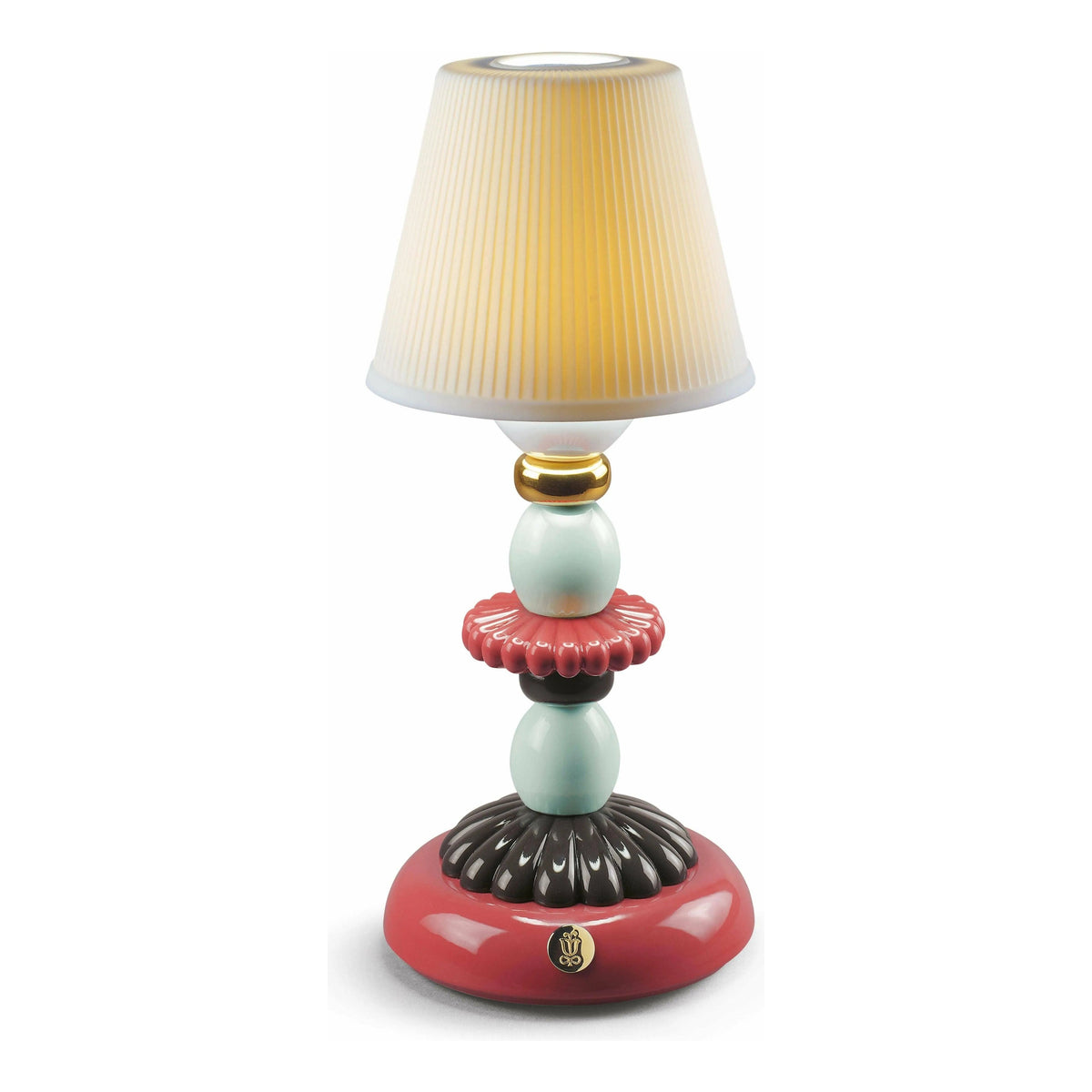 Lladro - Lotus Firefly Golden Fall Table Lamp - 01023792 | Montreal Lighting & Hardware