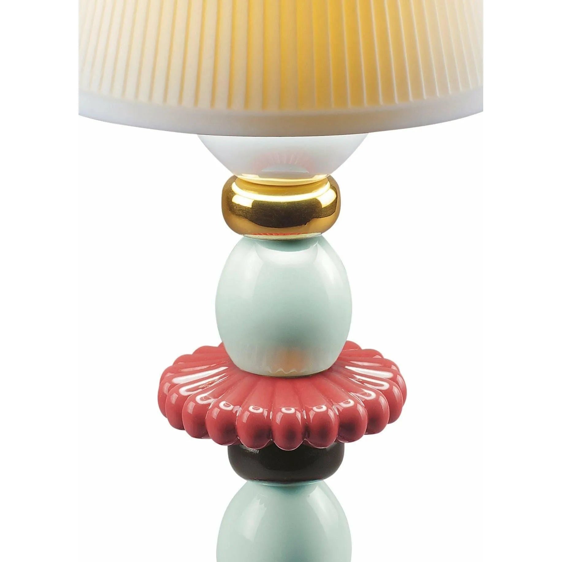 Lladro - Lotus Firefly Golden Fall Table Lamp - 01023792 | Montreal Lighting & Hardware