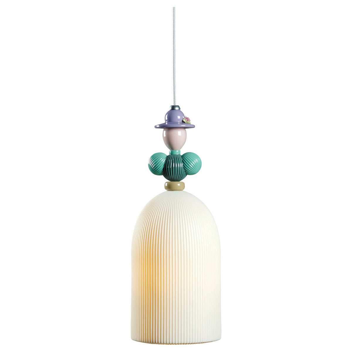 Lladro - Mademoiselle Béatrice Ceiling Lamp - 01023534 | Montreal Lighting & Hardware