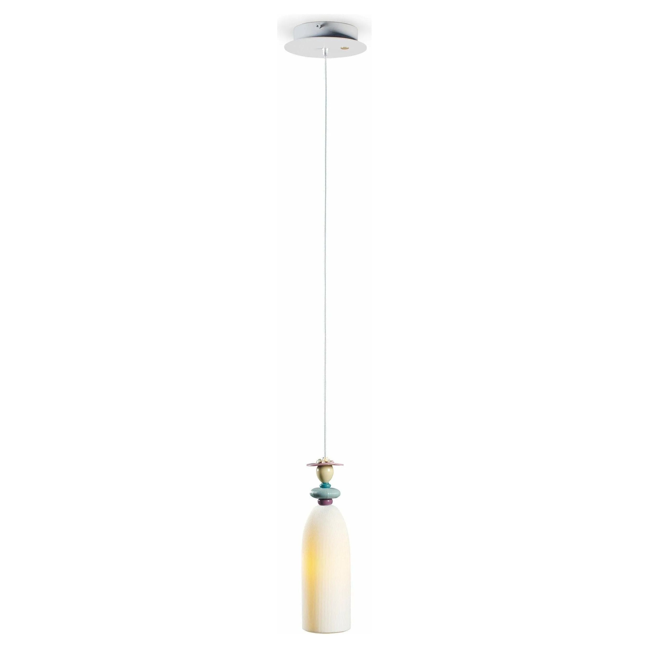 Lladro - Mademoiselle Célia Ceiling Lamp - 01023537 | Montreal Lighting & Hardware