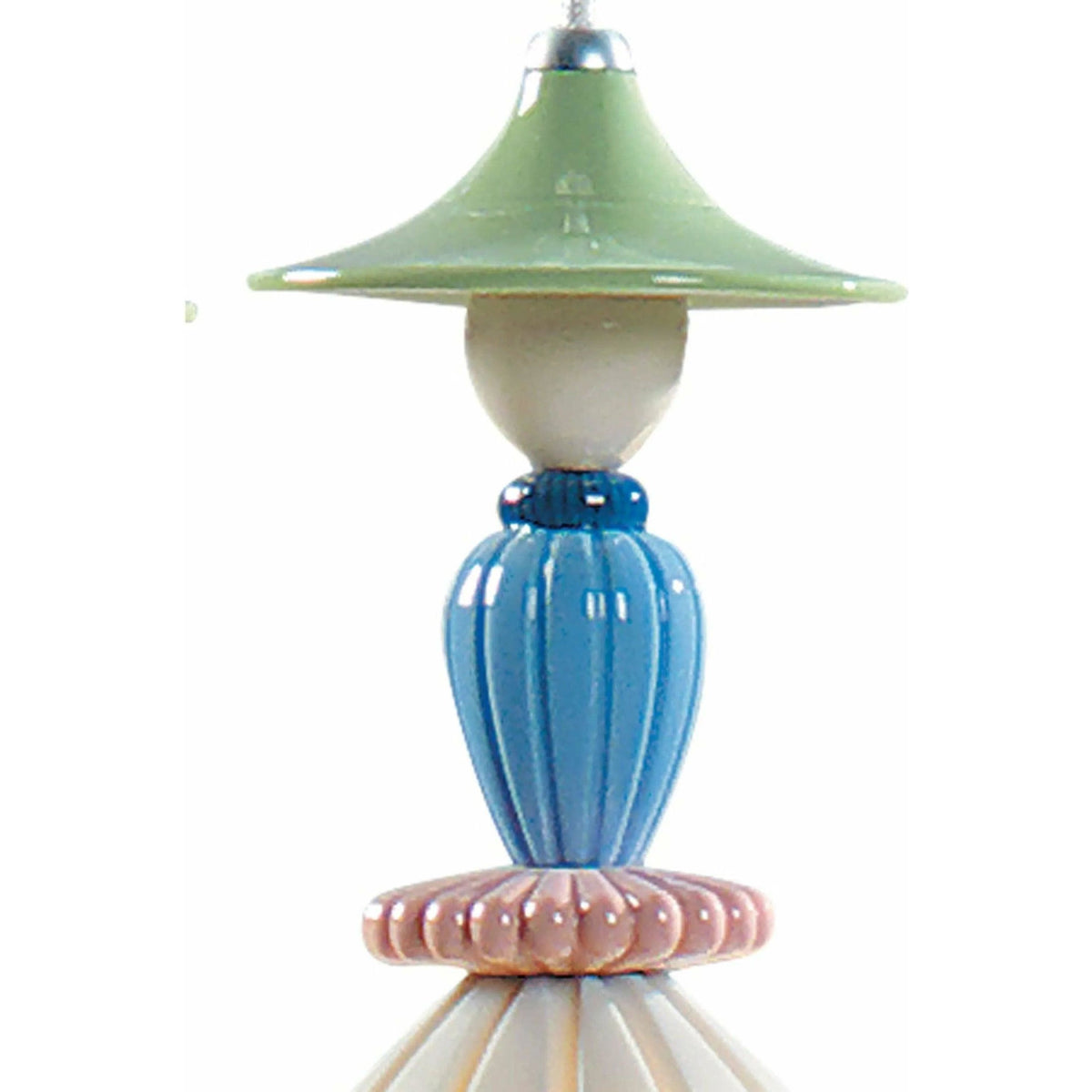 Lladro - Mademoiselle Round Canopy 3 Lights Sharing Secrets Ceiling Lamp - 01023552 | Montreal Lighting & Hardware