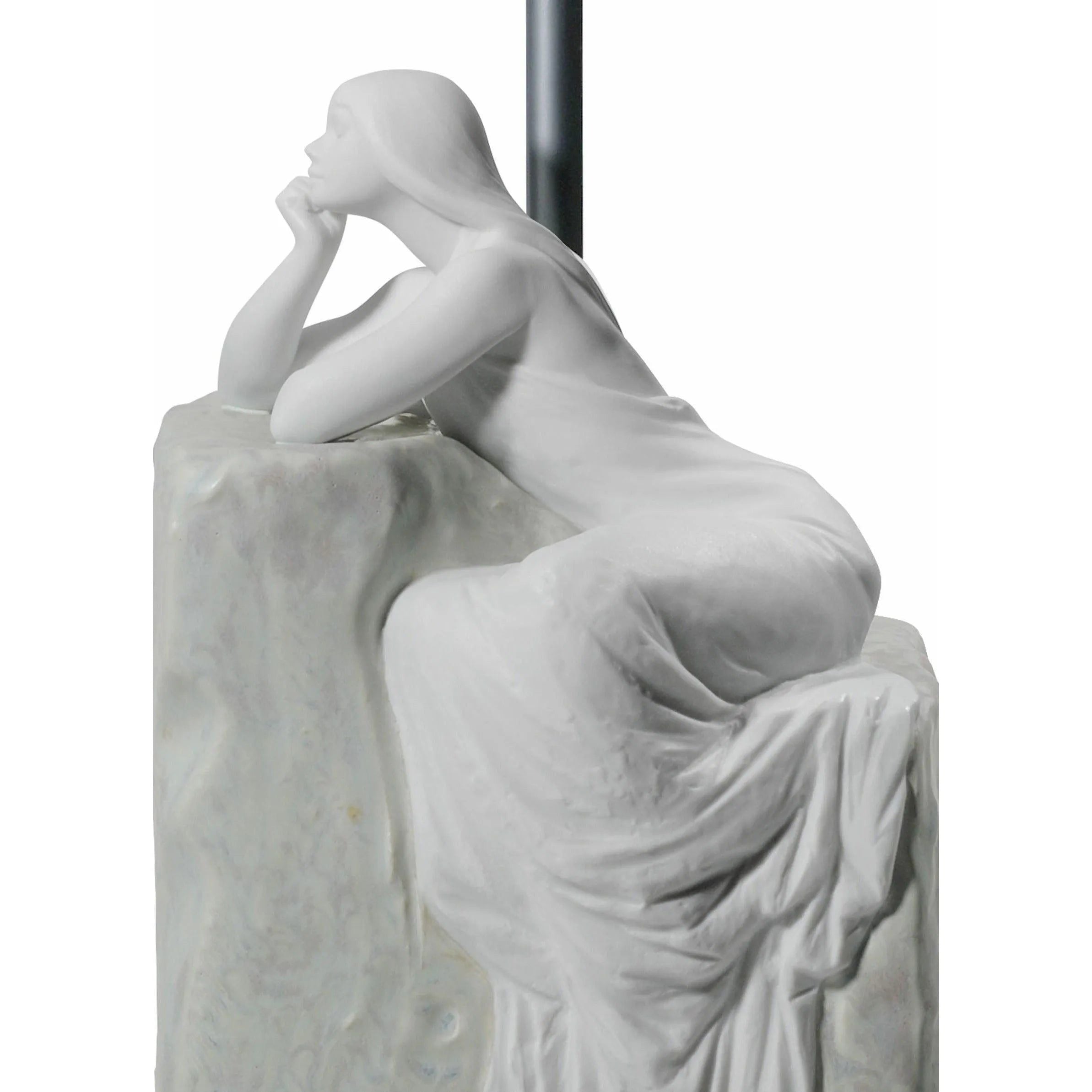 Lladro - Meditating Woman II Table Lamp - 01008554 | Montreal Lighting & Hardware