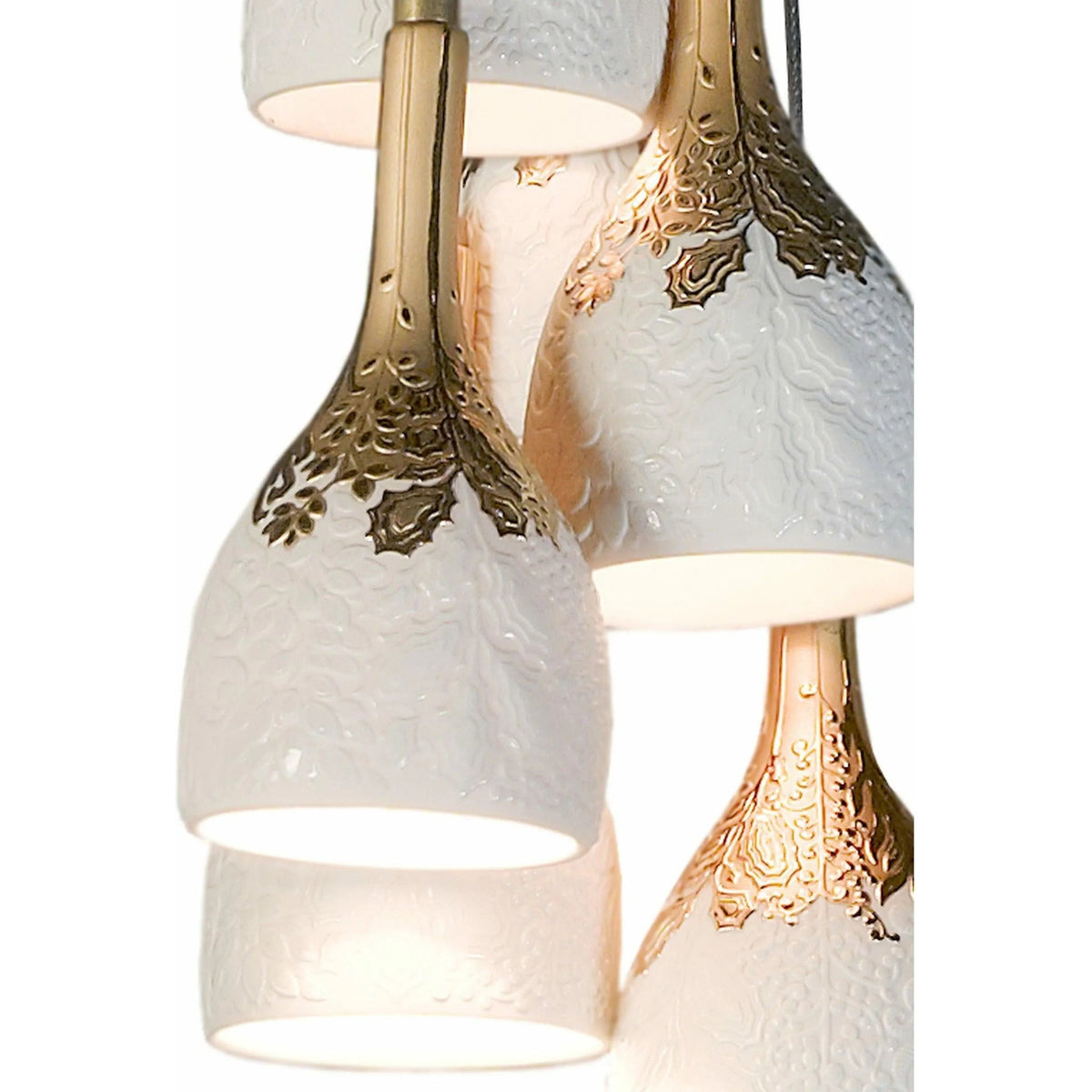 Lladro - Naturofantastic 6 Lights Ceiling Lamp - 01023149 | Montreal Lighting & Hardware