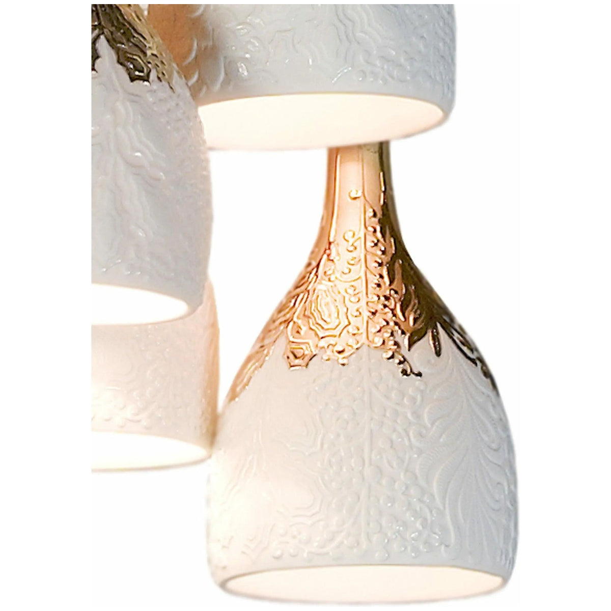 Lladro - Naturofantastic 6 Lights Ceiling Lamp - 01023149 | Montreal Lighting & Hardware