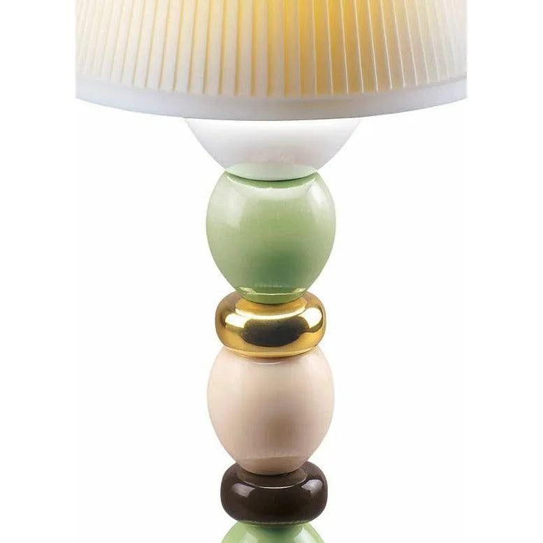 Lladro - Palm Firefly Golden Fall Table Lamp - 01023793 | Montreal Lighting & Hardware