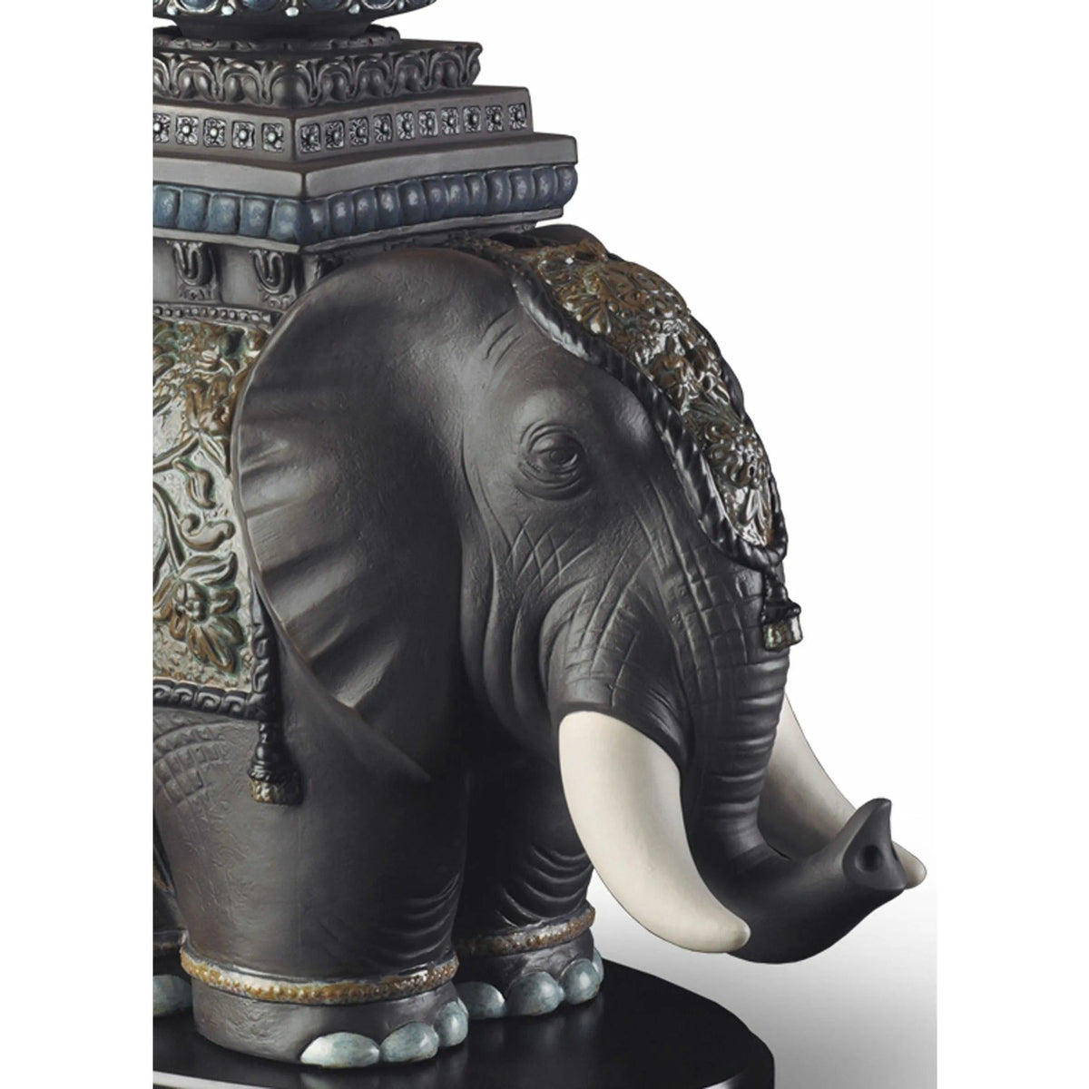 Lladro - Siamese Elephant Table Lamp - 01023090 | Montreal Lighting & Hardware