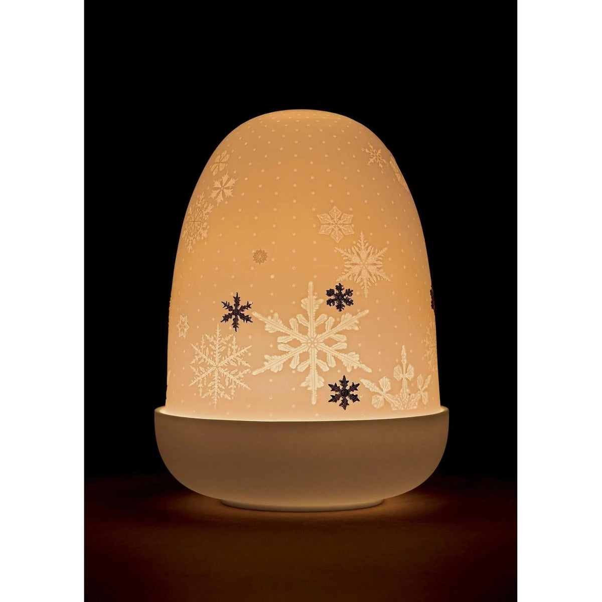 Lladro - Snowflakes Dome Table Lamp - 01023942 | Montreal Lighting & Hardware