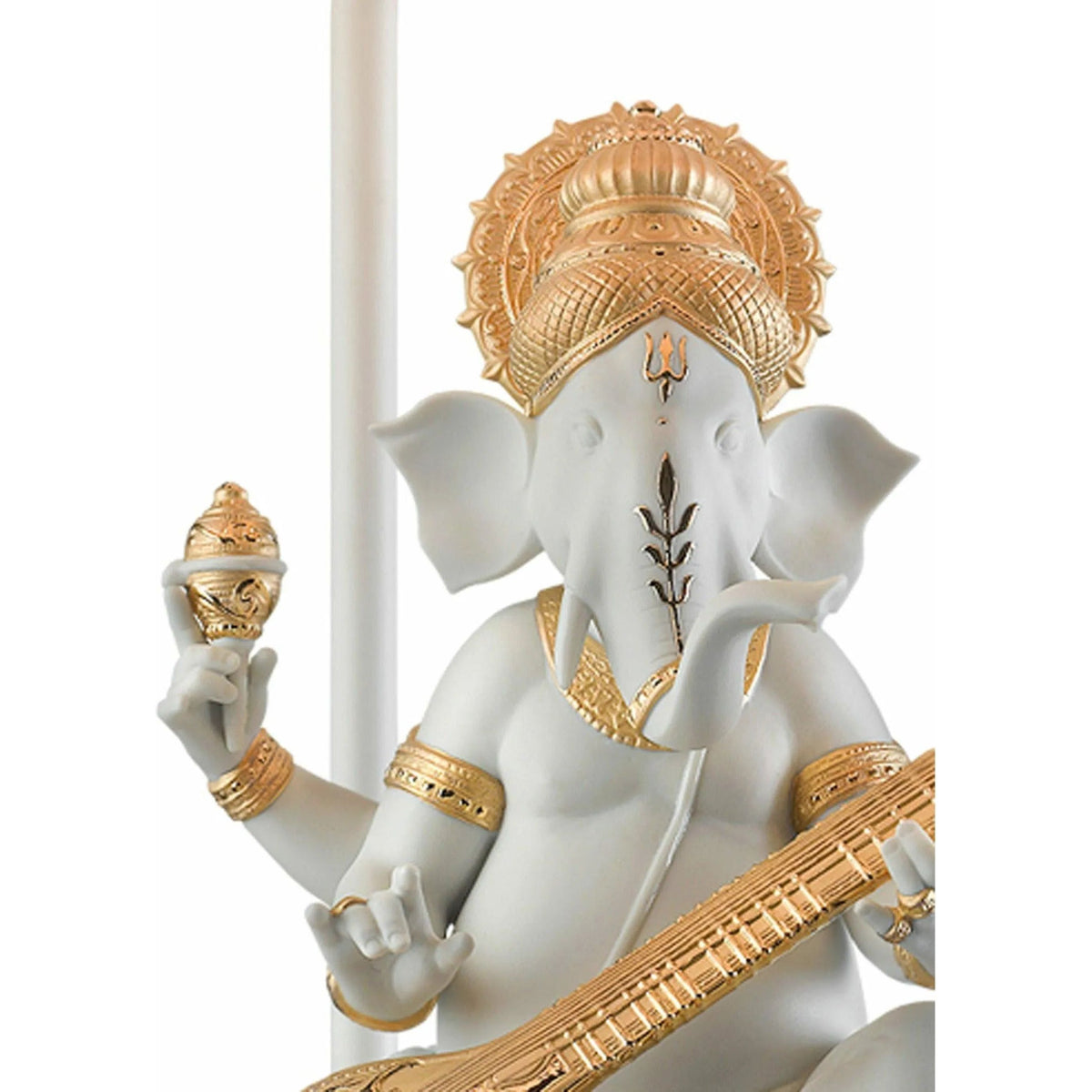 Lladro - Veena Ganesha Table Lamp - 01023168 | Montreal Lighting & Hardware