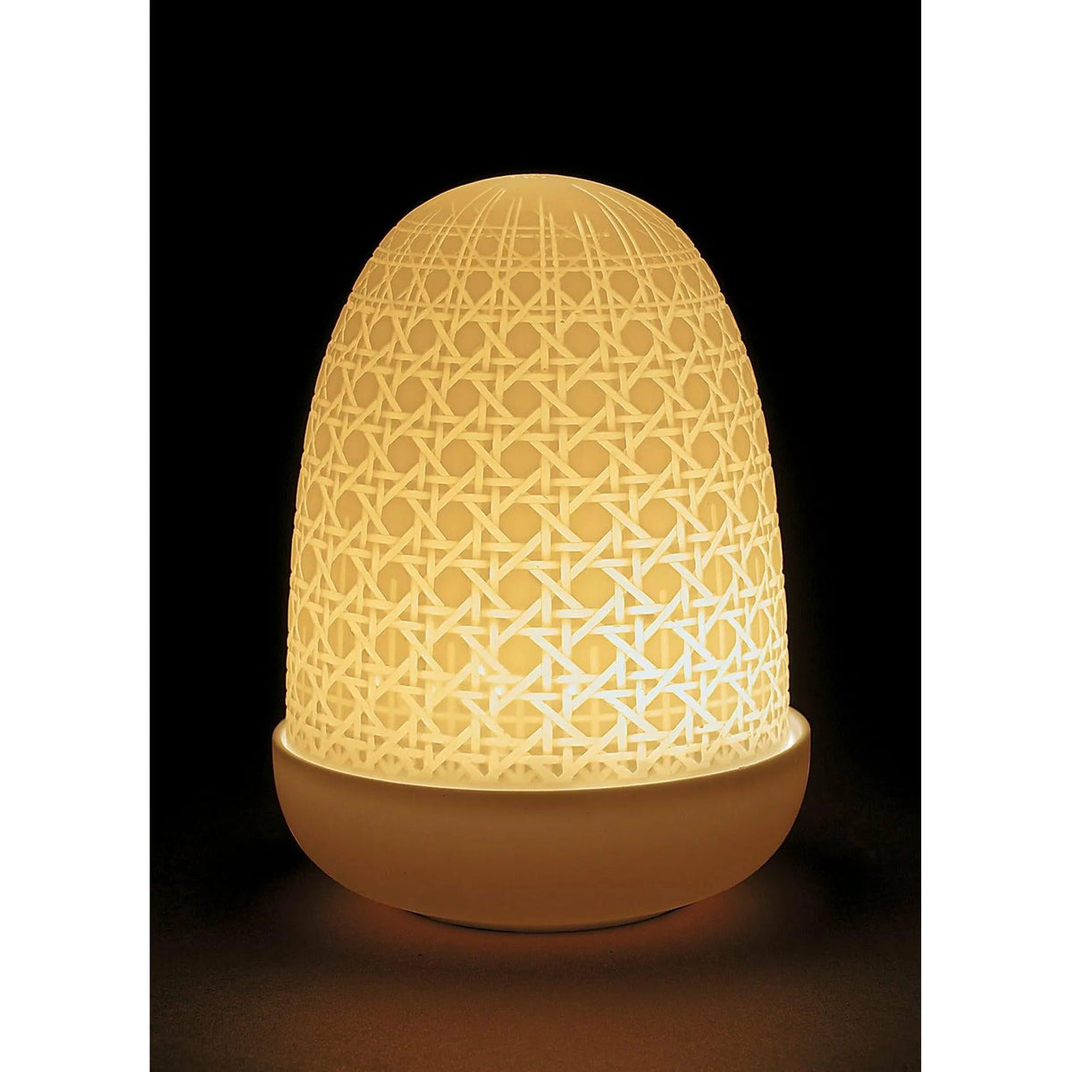 Lladro - Wicker Dome Table Lamp - 01023889 | Montreal Lighting & Hardware