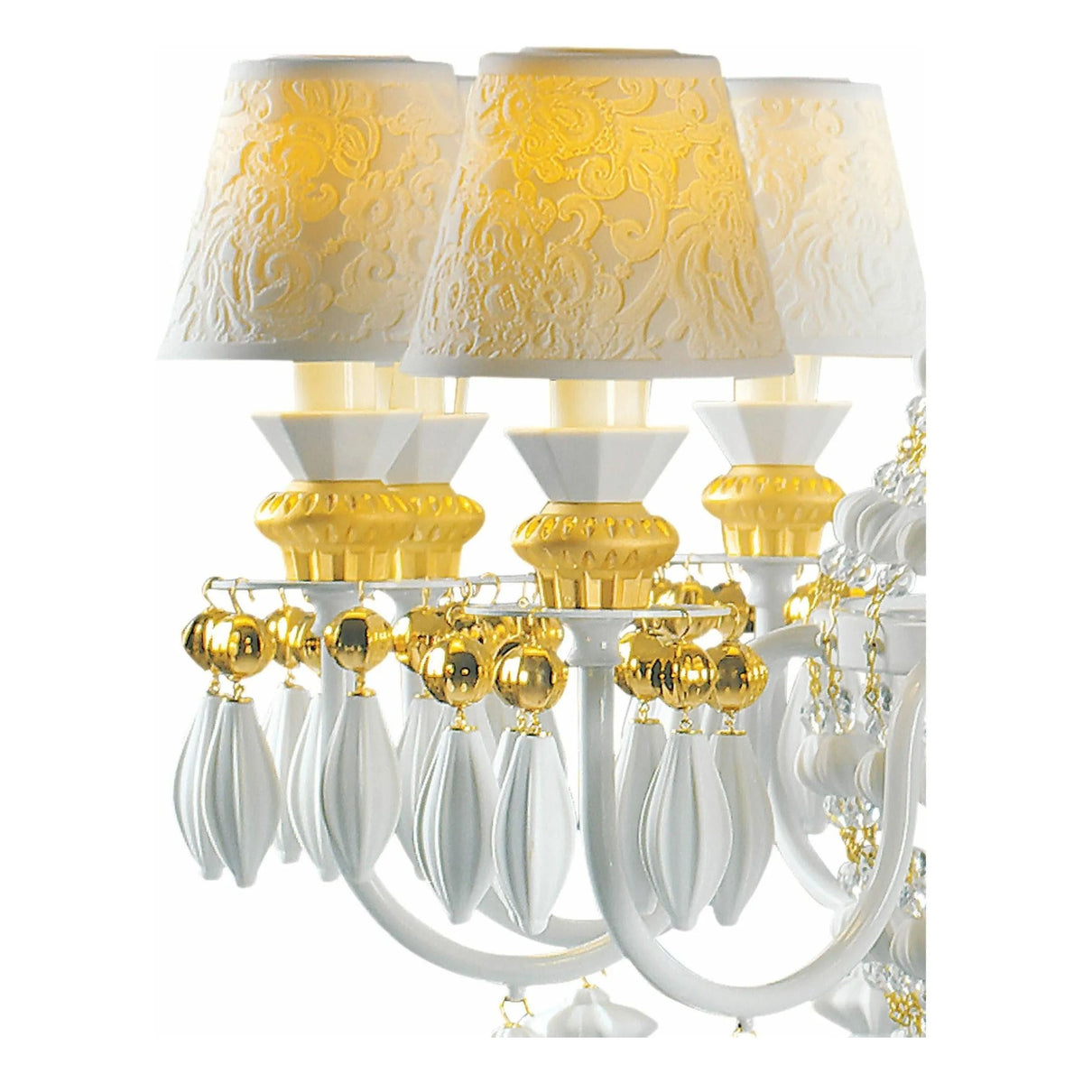 Lladro - Winter Palace 12 Lights Chandelier - 01023489 | Montreal Lighting & Hardware