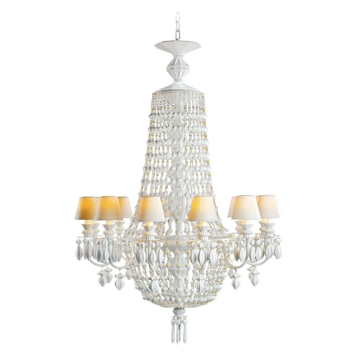 Lladro - Winter Palace 12 Lights Chandelier - 01023489 | Montreal Lighting & Hardware