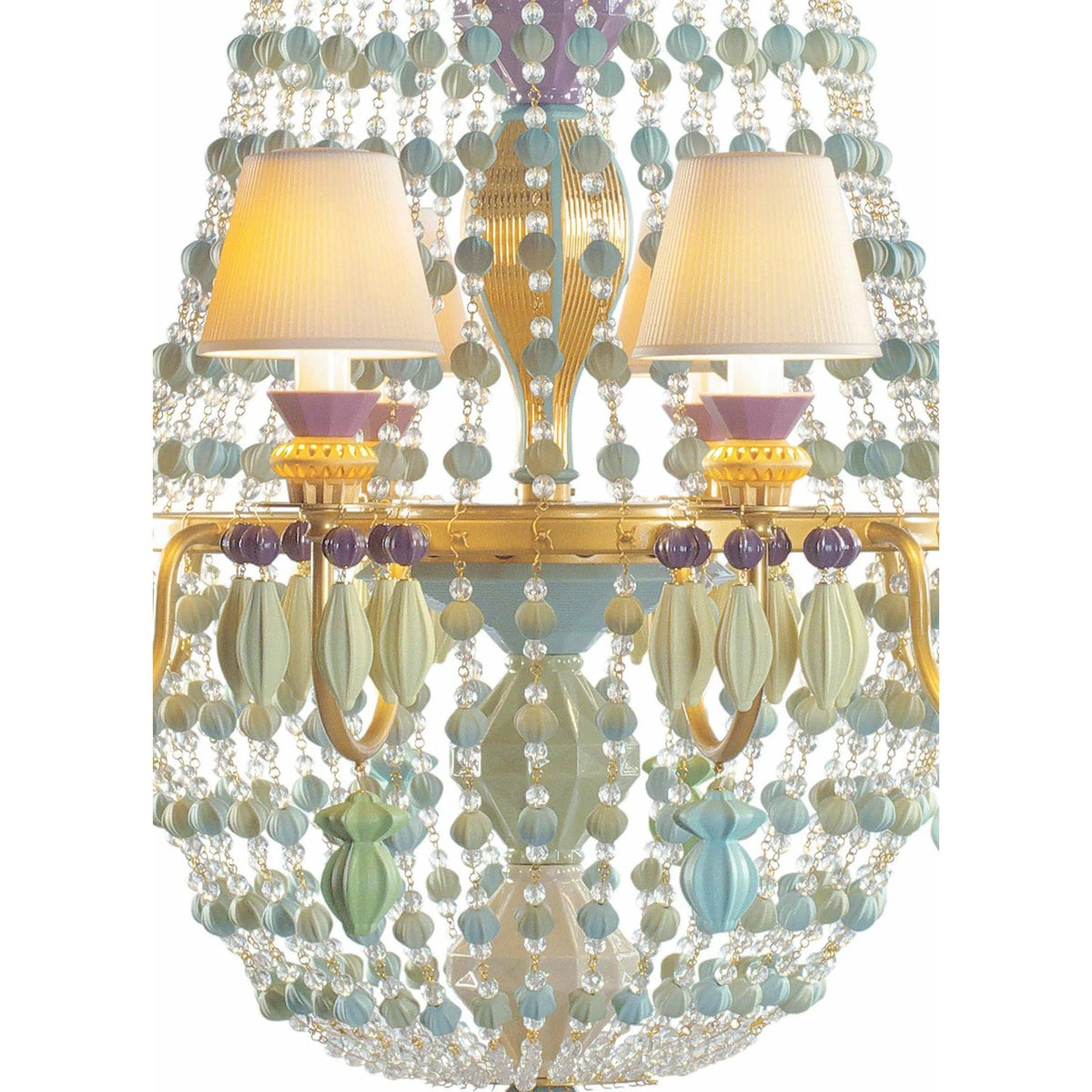 Lladro - Winter Palace Côte d'Azur 12 Lights Chandelier - 01023525 | Montreal Lighting & Hardware