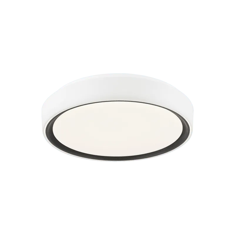 Matteo Lighting - Alamus Flush Mount - M10601WHBK | Montreal Lighting & Hardware