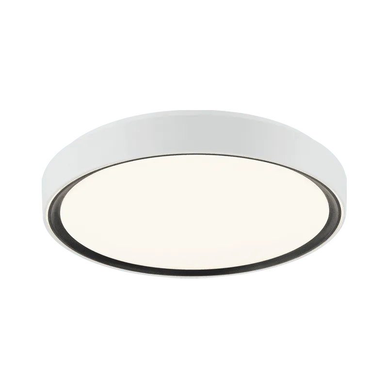 Matteo Lighting - Alamus Flush Mount - M10602WHBK | Montreal Lighting & Hardware