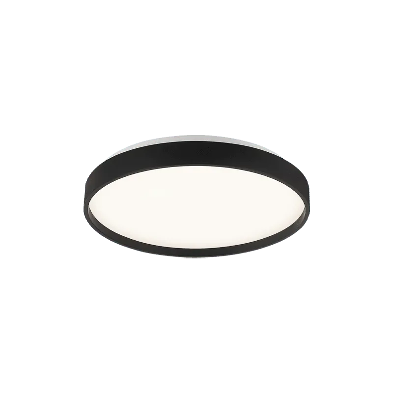 Matteo Lighting - Alexandre LED Flush Mount - M10801BK | Montreal Lighting & Hardware