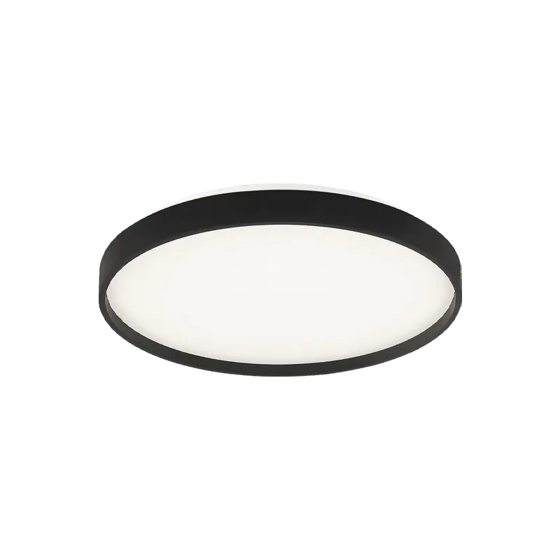 Matteo Lighting - Alexandre LED Flush Mount - M10802BK | Montreal Lighting & Hardware