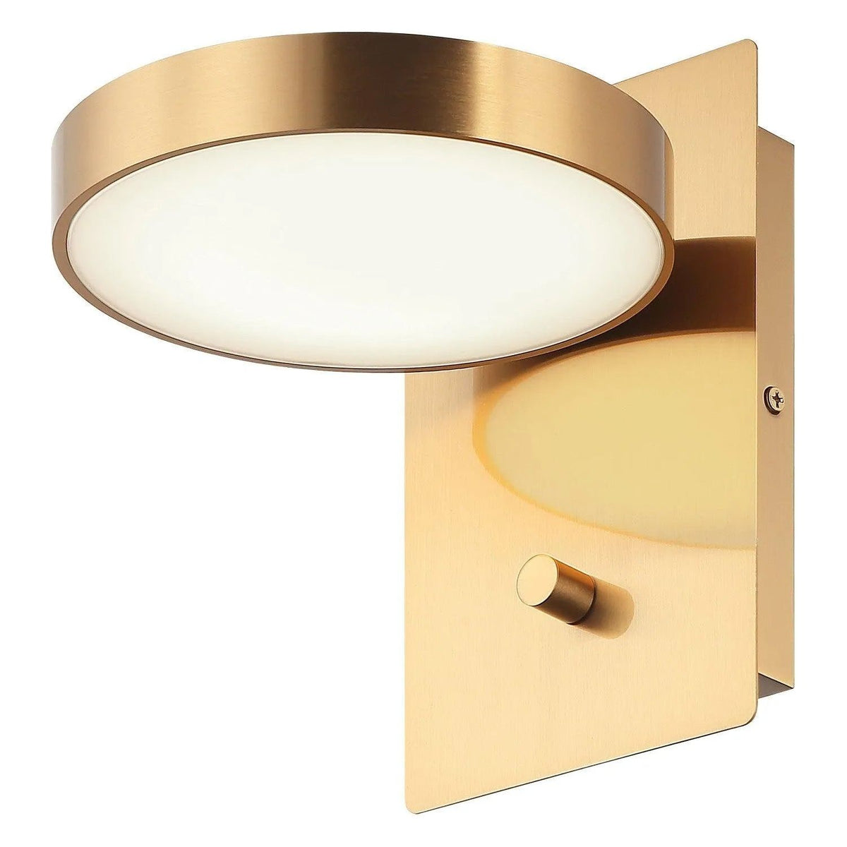 Matteo Lighting - Azton LED Wall Sconce - S01801AG | Montreal Lighting & Hardware