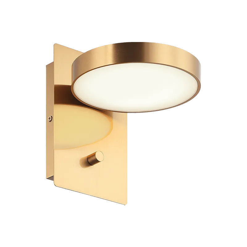 Matteo Lighting - Azton LED Wall Sconce - S01801AG | Montreal Lighting & Hardware