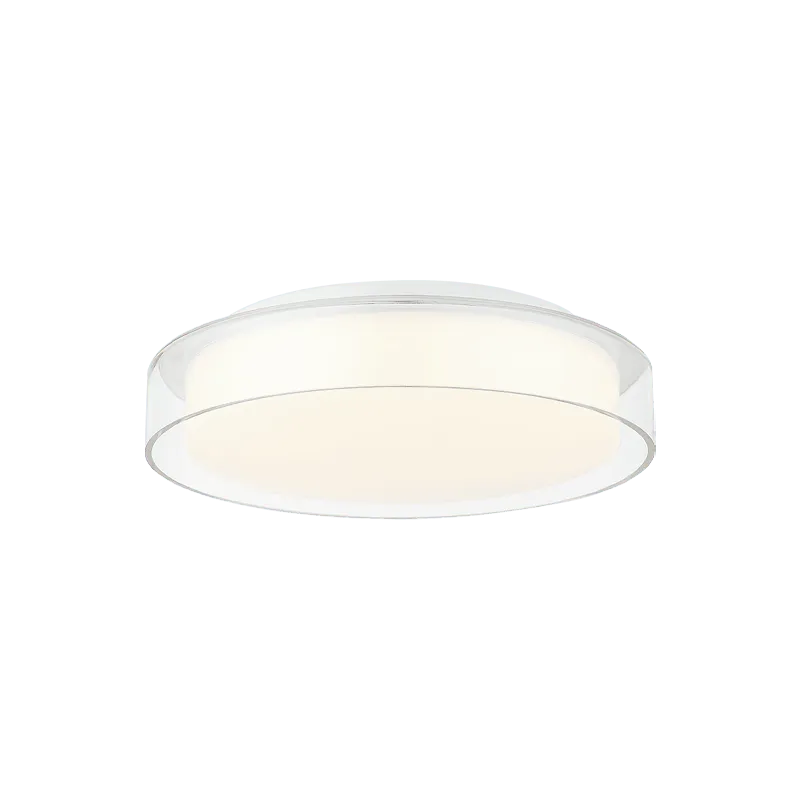 Matteo Lighting - Callum LED Flush Mount - M14614WHCL | Montreal Lighting & Hardware