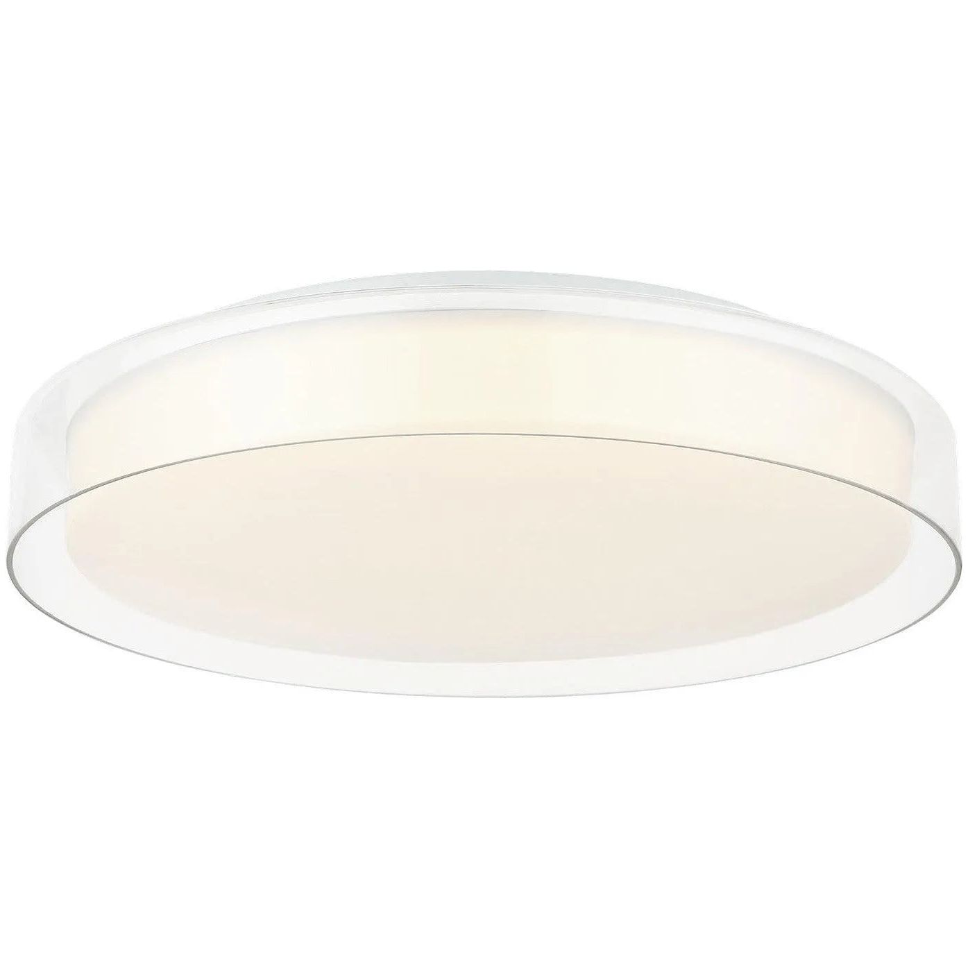 Matteo Lighting - Callum LED Flush Mount - M14618WHCL | Montreal Lighting & Hardware