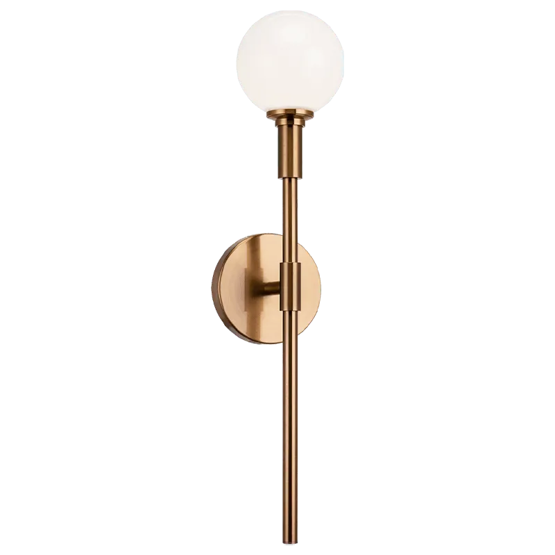 Matteo Lighting - Candlestix Wall Sconce - W64801AGOP | Montreal Lighting & Hardware