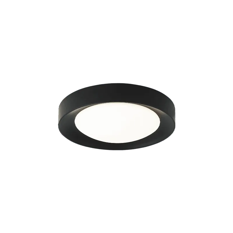 Matteo Lighting - Essene LED Flush Mount - M10001BK | Montreal Lighting & Hardware