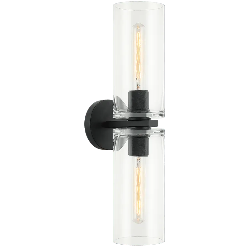 Matteo Lighting - Lincoln Double Wall Sconce - W32512AG | Montreal Lighting & Hardware