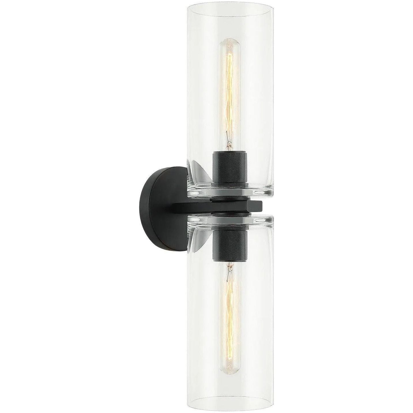 Matteo Lighting - Lincoln Double Wall Sconce - W32512MB | Montreal Lighting & Hardware