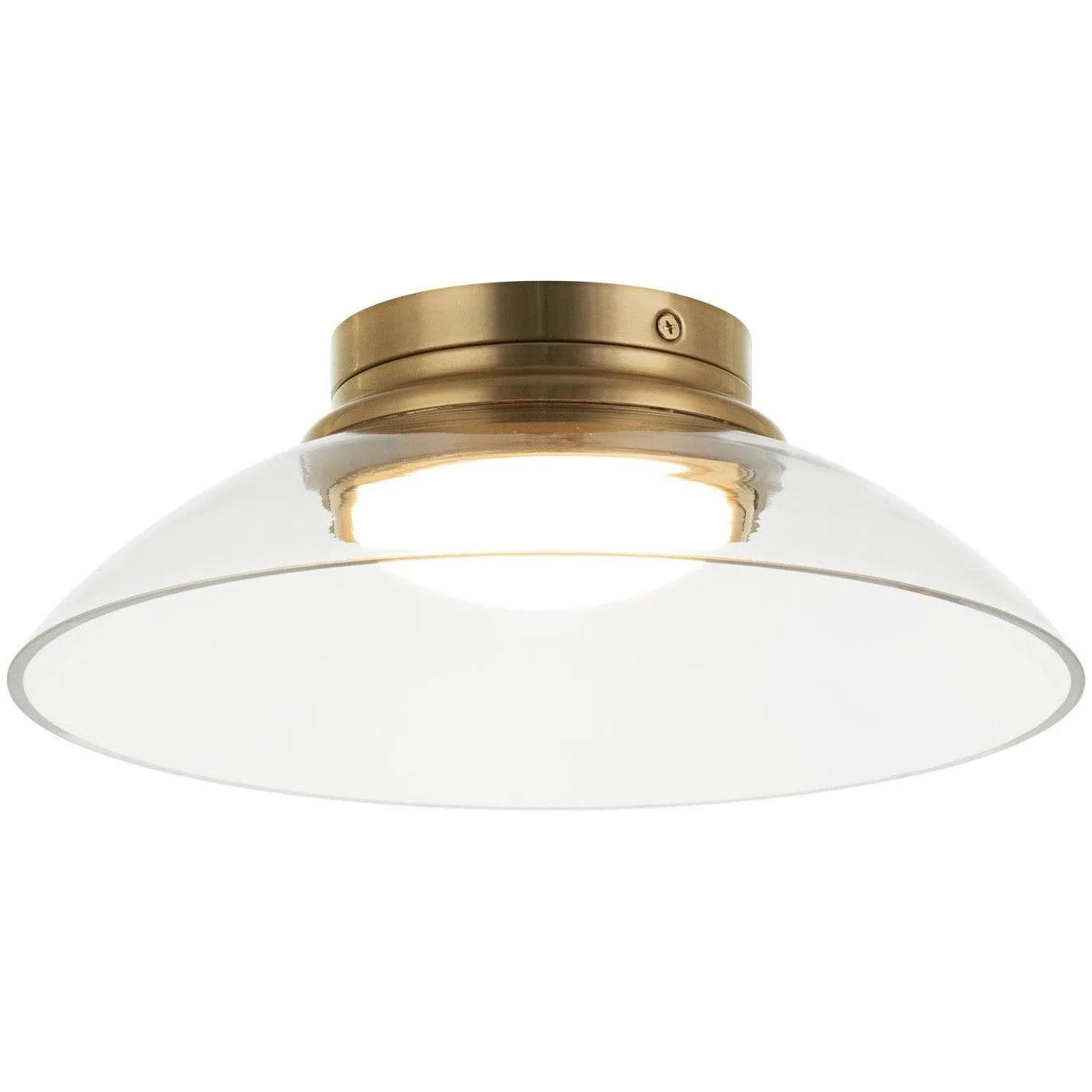 Matteo Lighting - Luna LED Flush Mount - M16401AGCL | Montreal Lighting & Hardware