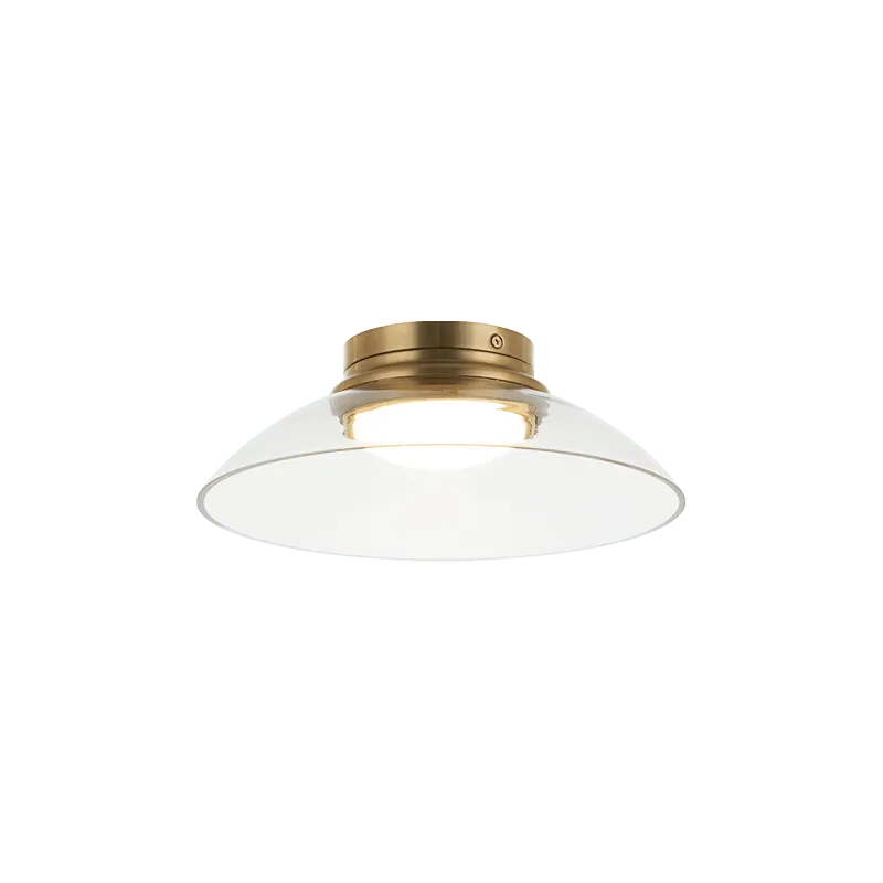 Matteo Lighting - Luna LED Flush Mount - M16401AGCL | Montreal Lighting & Hardware