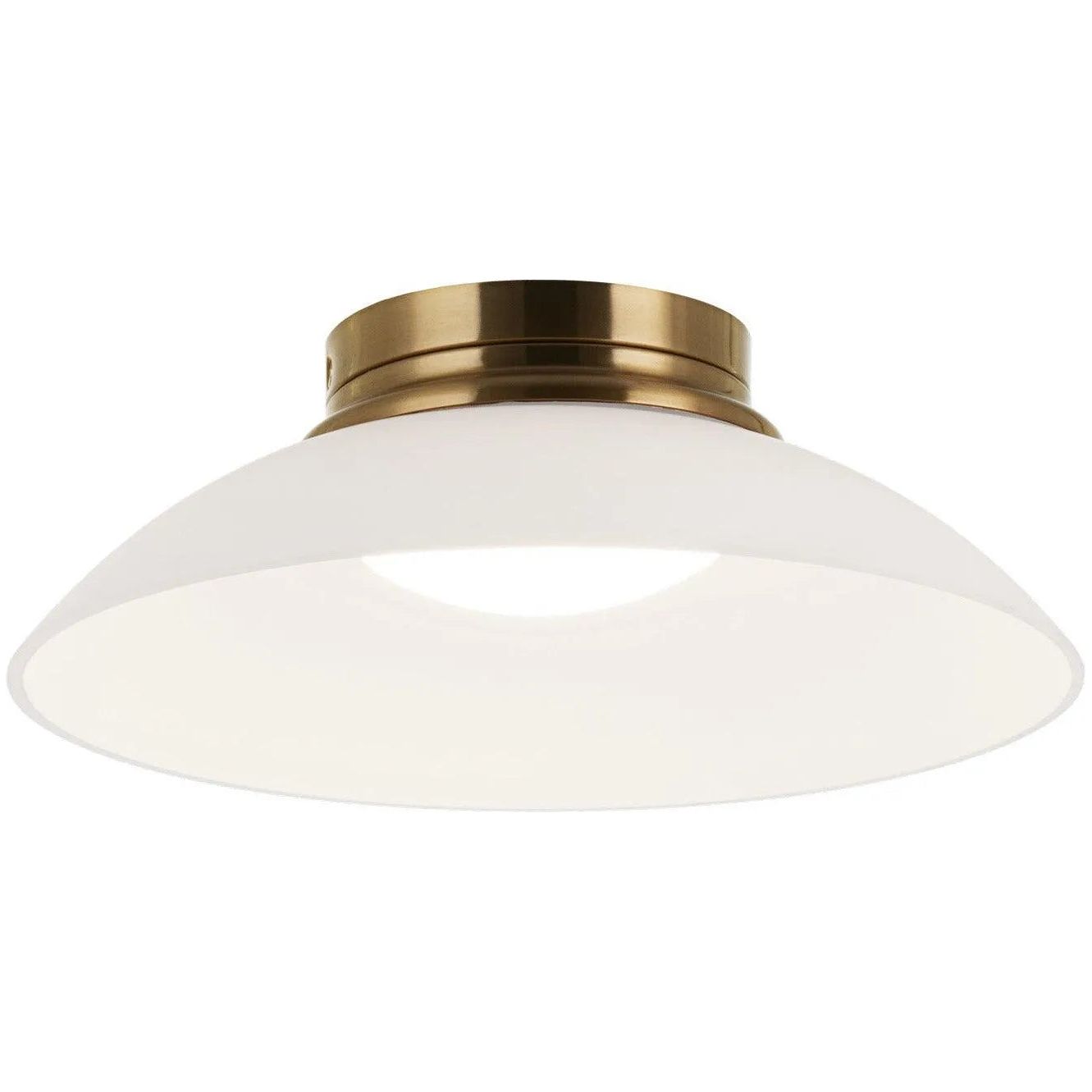 Matteo Lighting - Luna LED Flush Mount - M16401AGFR | Montreal Lighting & Hardware