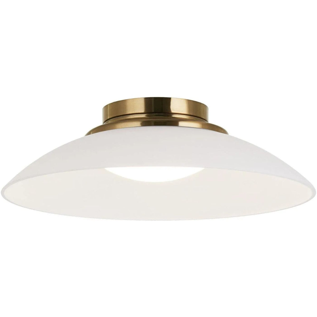 Matteo Lighting - Luna LED Flush Mount - M16411AGFR | Montreal Lighting & Hardware