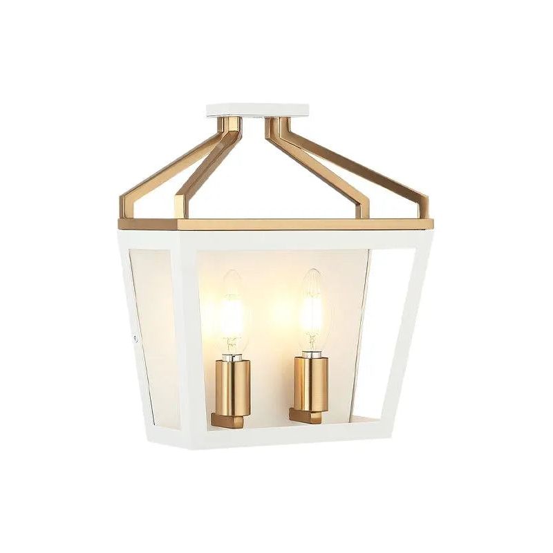 Matteo Lighting - Mavonshire Flush Wall Sconce - W67012WHAG | Montreal Lighting & Hardware