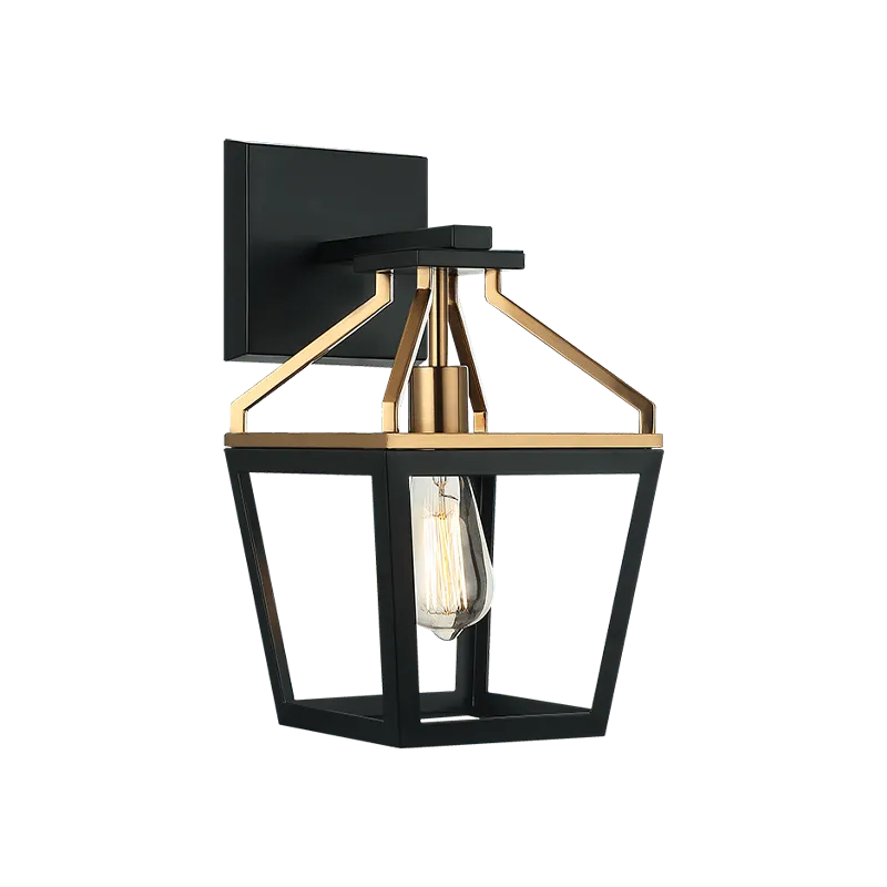 Matteo Lighting - Mavonshire Wall Sconce - W67001BKAG | Montreal Lighting & Hardware