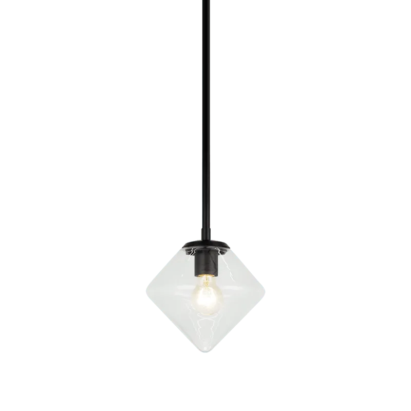 Matteo Lighting - Novo Geometric Pendant - C81751BKCL | Montreal Lighting & Hardware