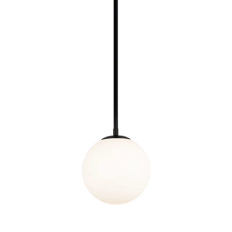 Matteo Lighting - Novo Round Pendant - C81711BKOP | Montreal Lighting & Hardware