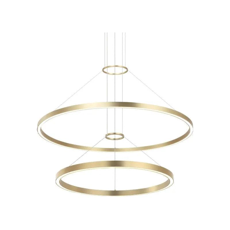 Matteo Lighting - O'Hara LED Double Chandelier - C30856BG | Montreal Lighting & Hardware