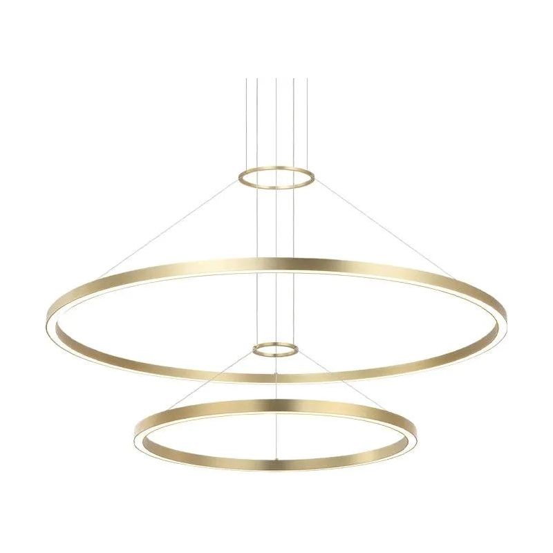 Matteo Lighting - O'Hara LED Double Chandelier - C30864BG | Montreal Lighting & Hardware