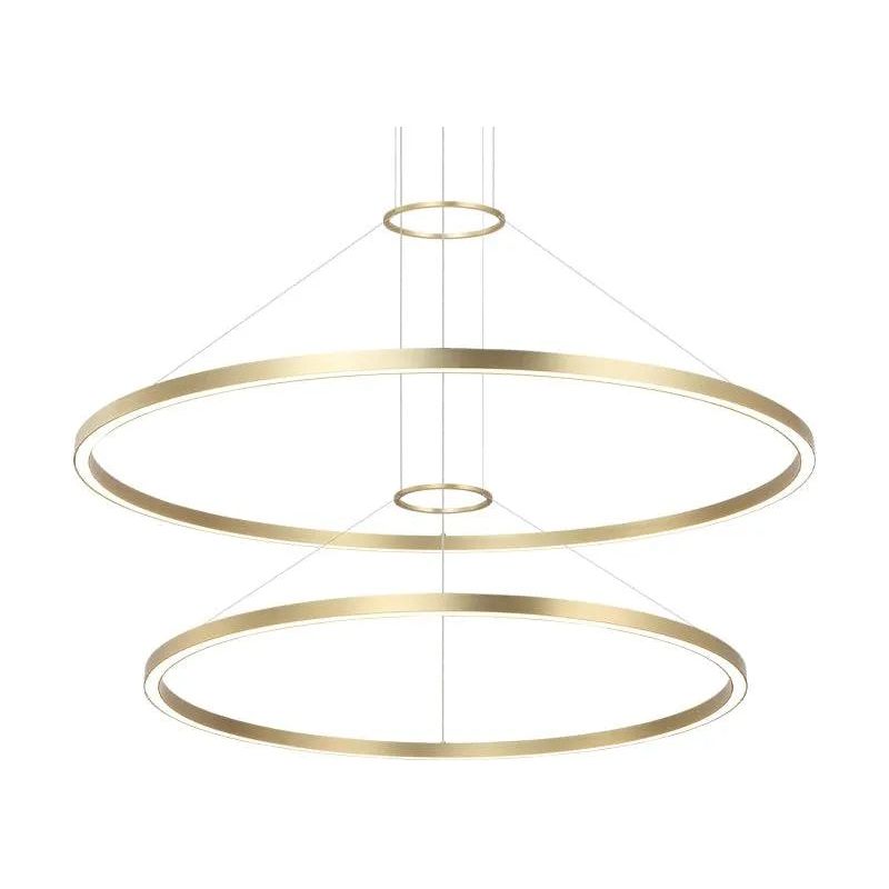 Matteo Lighting - O'Hara LED Double Chandelier - C30872BG | Montreal Lighting & Hardware