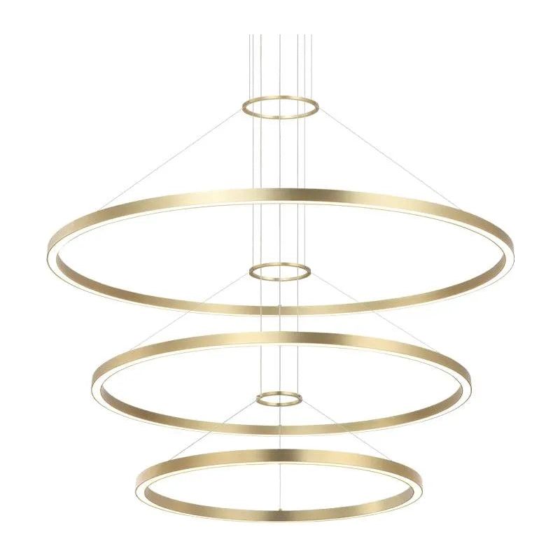 Matteo Lighting - O'Hara LED Triple Chandelier - C30896BG | Montreal Lighting & Hardware