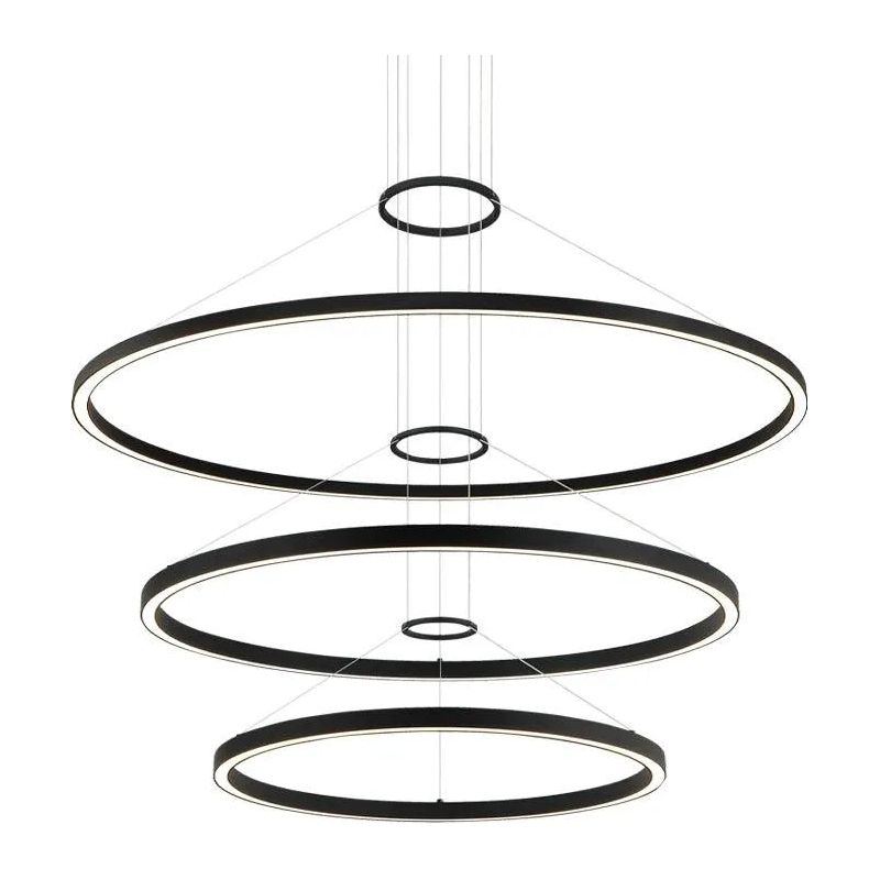 Matteo Lighting - O'Hara LED Triple Chandelier - C30896MB | Montreal Lighting & Hardware