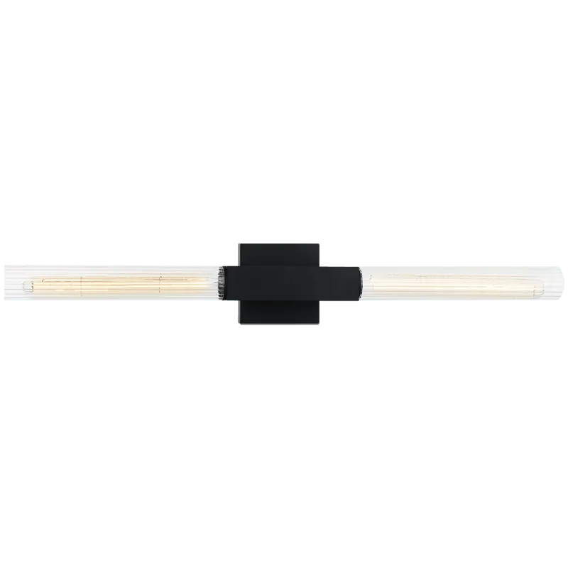 Matteo Lighting - Odelle Linear Wall Sconce - S03112BK | Montreal Lighting & Hardware