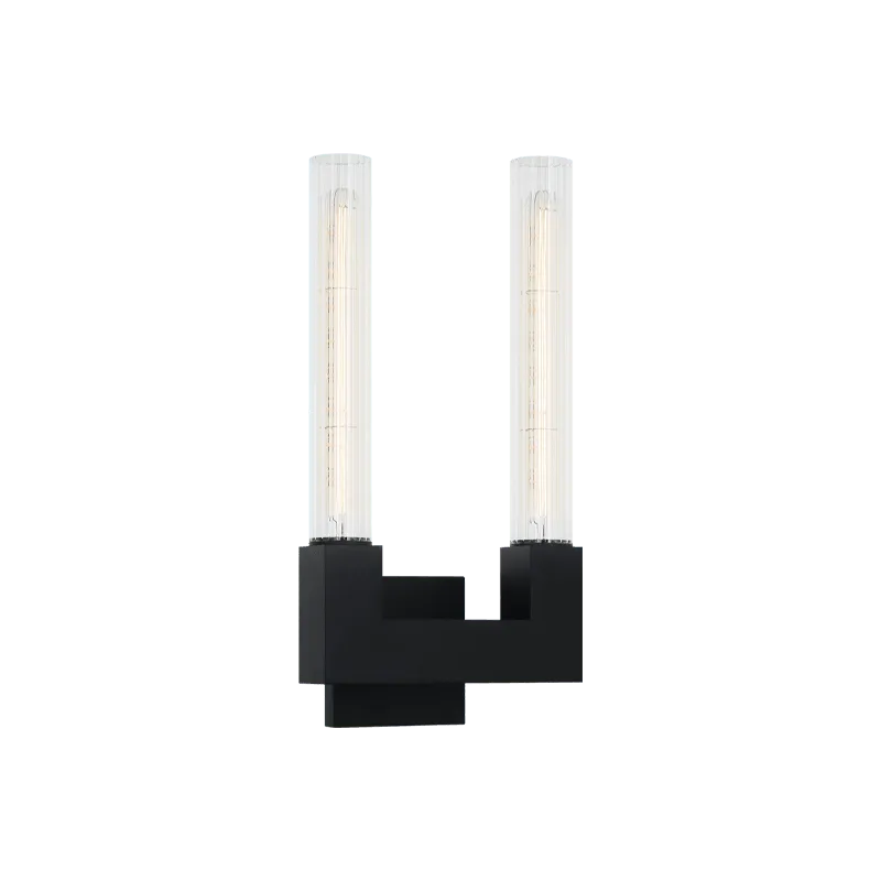 Matteo Lighting - Odelle Wall Sconce - S03102BK | Montreal Lighting & Hardware