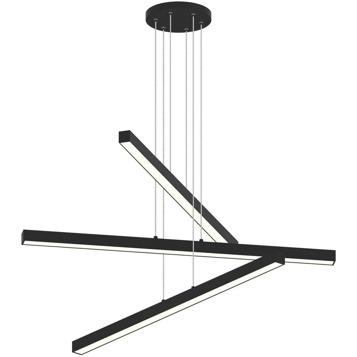 Matteo Lighting - Presley LED Multi Pendant Chandelier - C80843MB | Montreal Lighting & Hardware