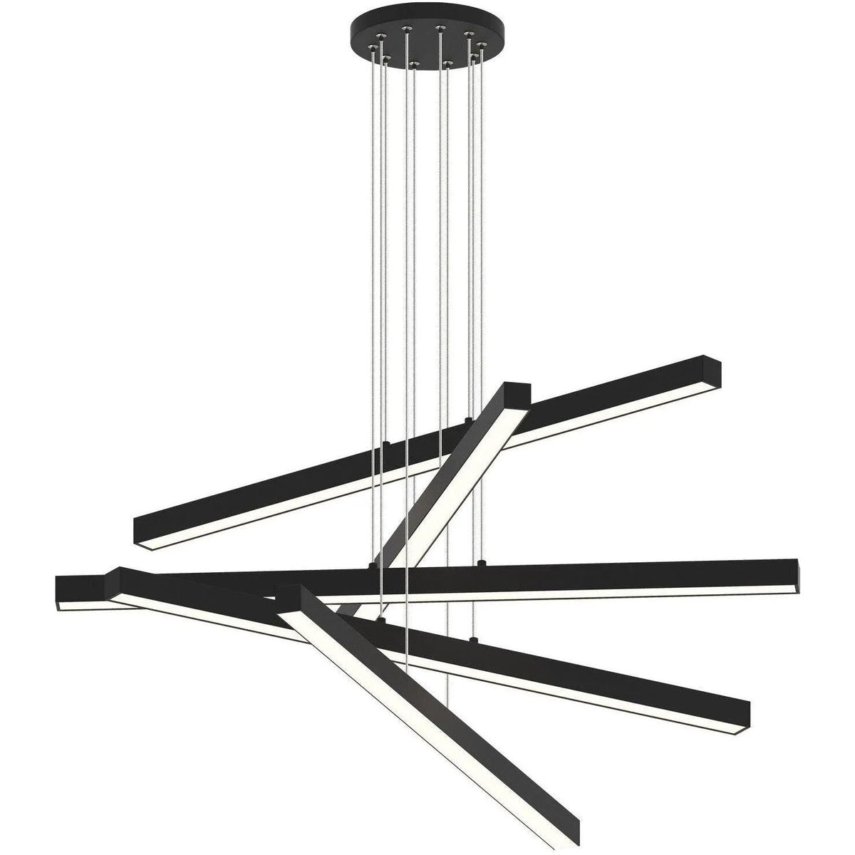 Matteo Lighting - Presley LED Multi Pendant Chandelier - C80845MB | Montreal Lighting & Hardware