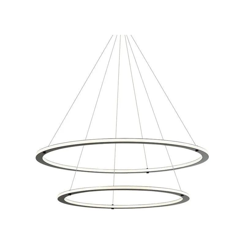 Matteo Lighting - Victoria LED Double Pendant - C66156BK | Montreal Lighting & Hardware